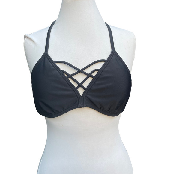 NWT Lascana Criss Cross Front Bikini Top -Size 36 A/B - Picture 7 of 11
